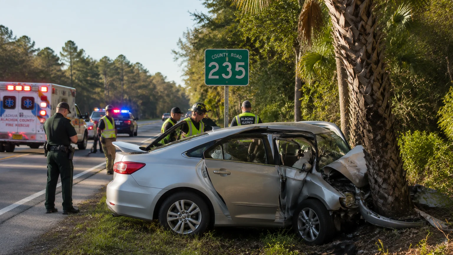 Fatal crash Alachua County Road 235 June 2026