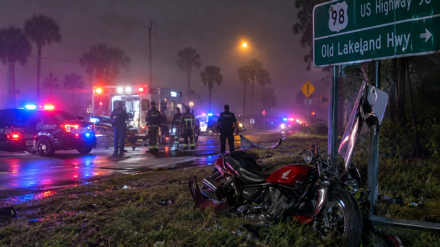 Fatal motorcycle crash Pasco County 2026