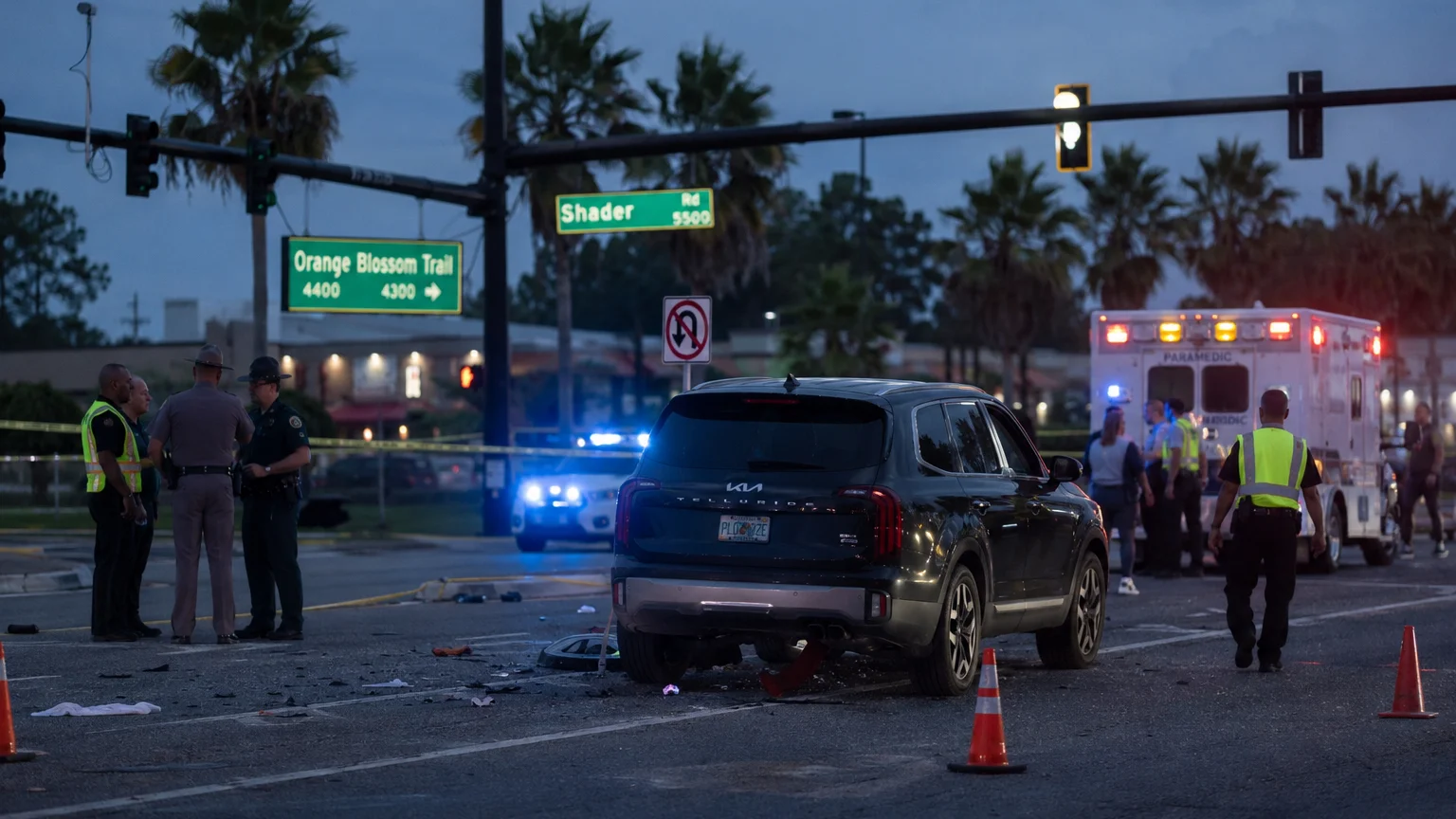 Fatal bicycle crash on Shader Road Orlando 2026