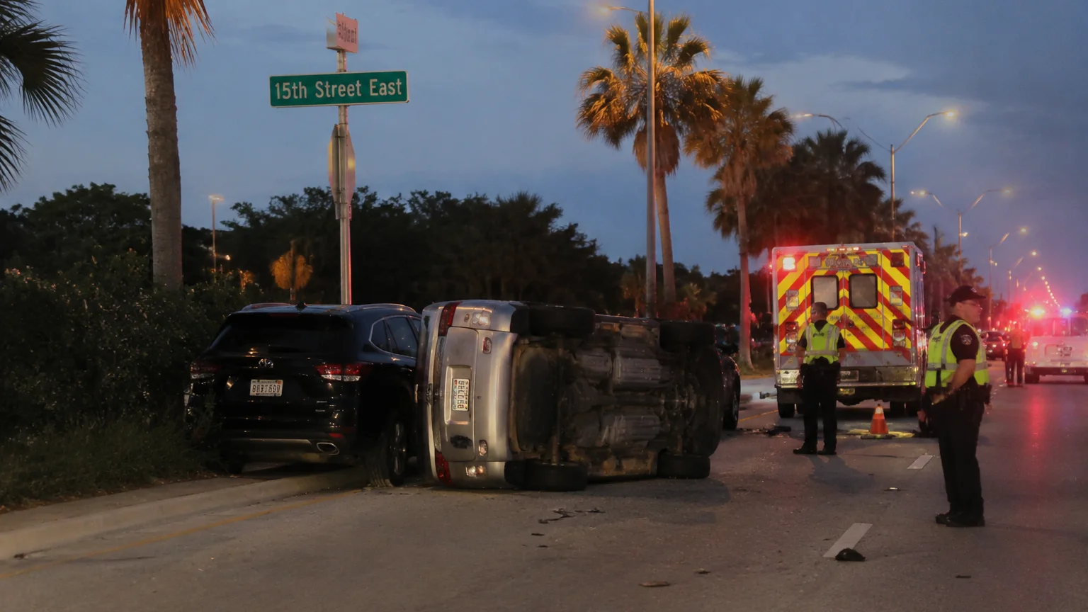 Fatal crash Manatee County 2026 scene on 15th Street East