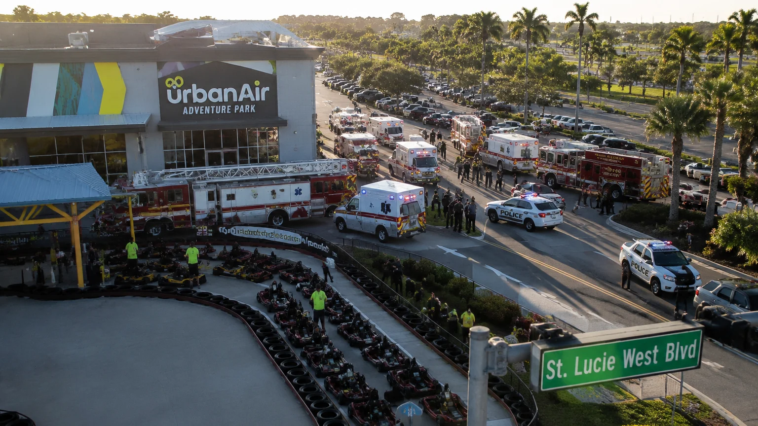 Fatal go-kart accident Port St. Lucie Urban Air 2026