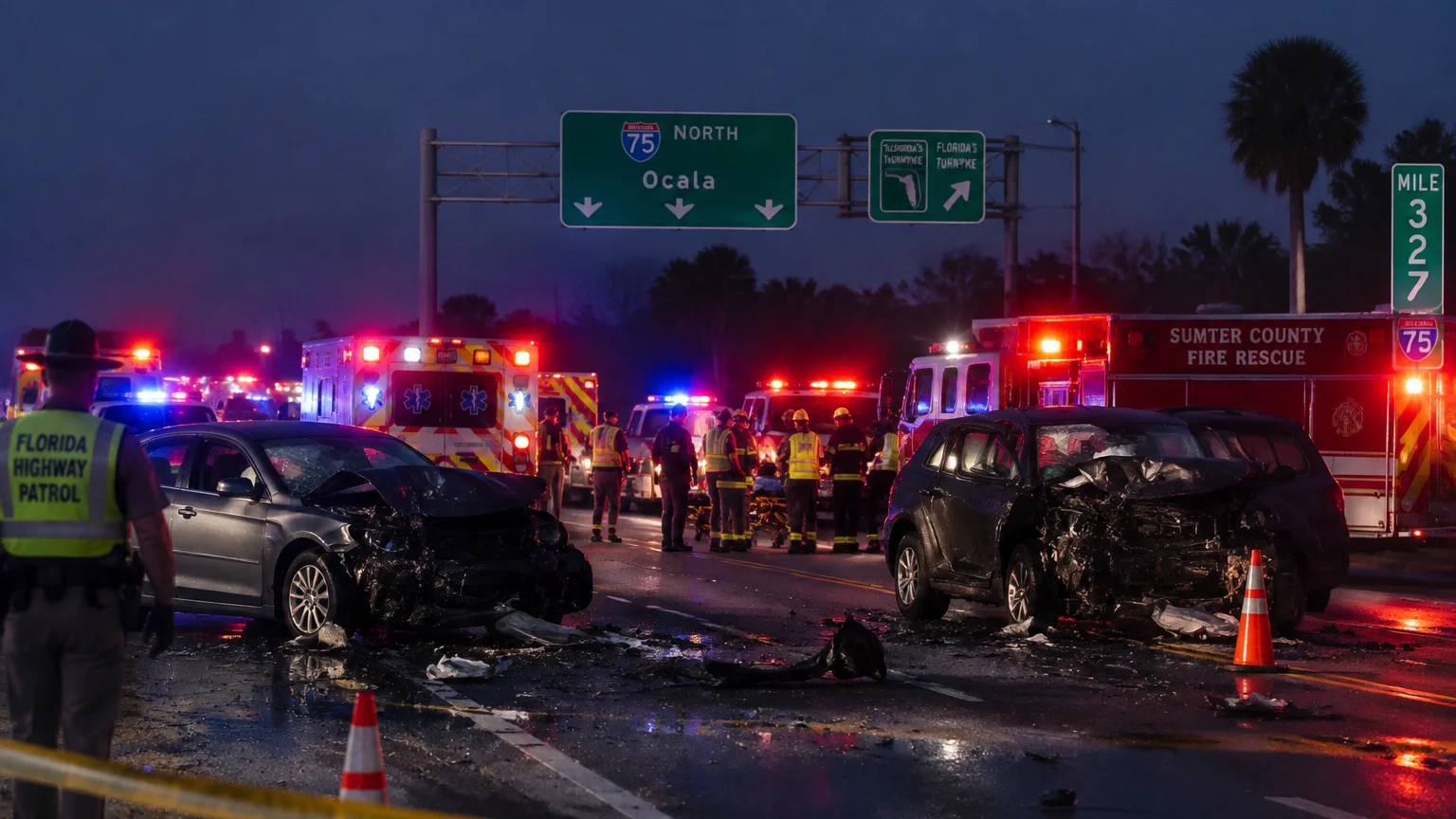 I-75 wrong-way crash near Florida Turnpike September 2026