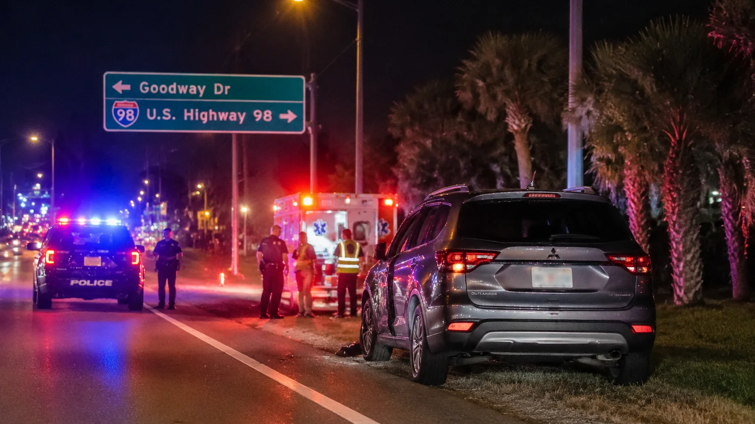 Fatal U.S. Highway 98 crash 2026 in Brooksville, Florida