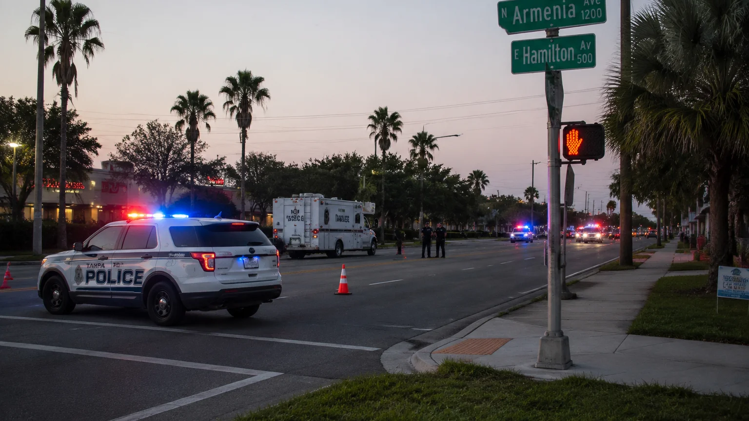 Fatal hit-and-run Tampa 2026 near North Armenia Avenue