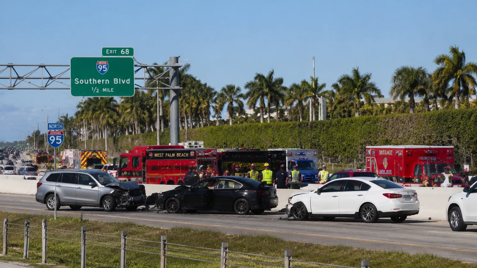 Fatal I-95 crash West Palm Beach 2026 near Southern Blvd