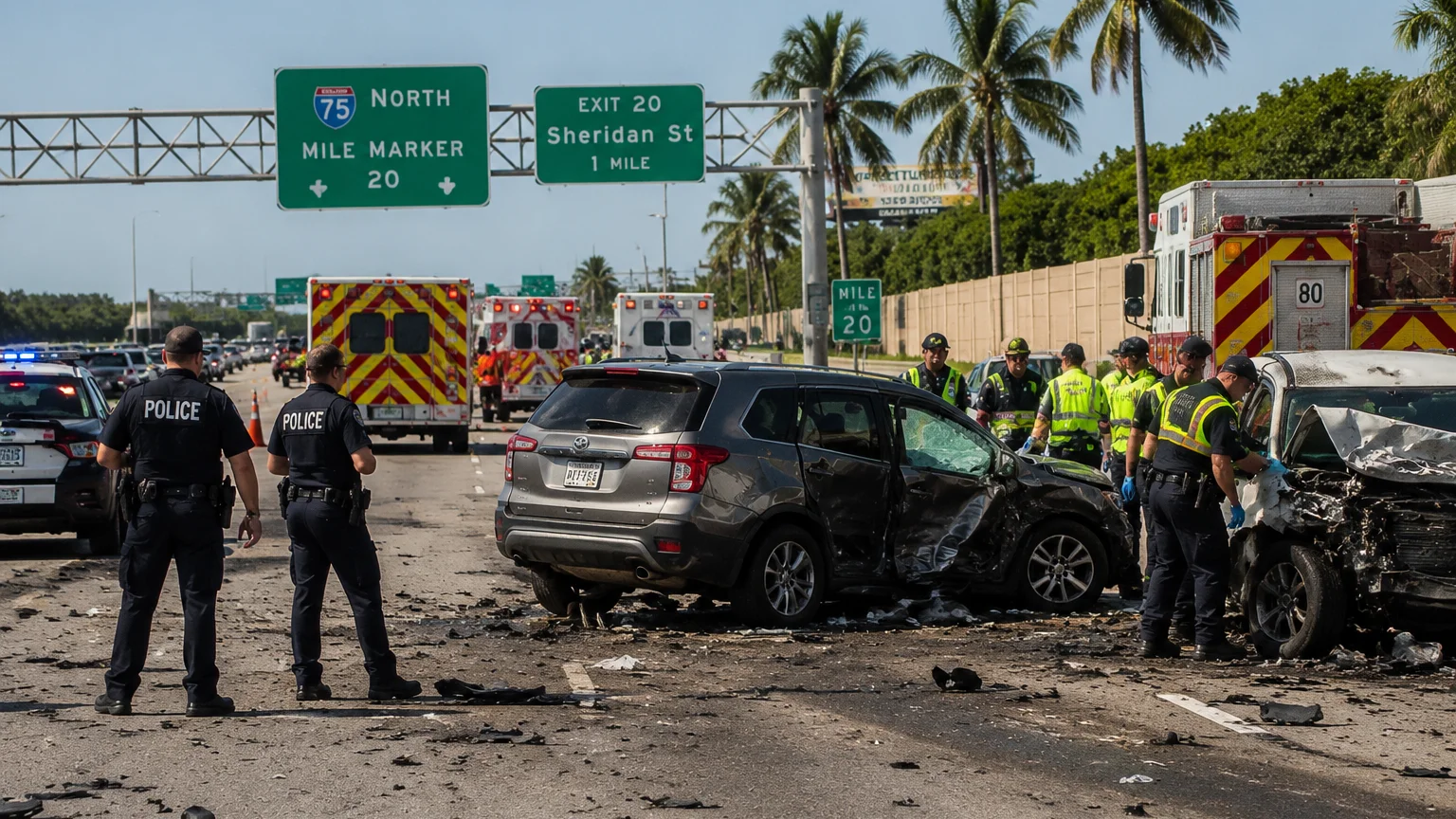 Fatal I-75 crash Broward County May 2026