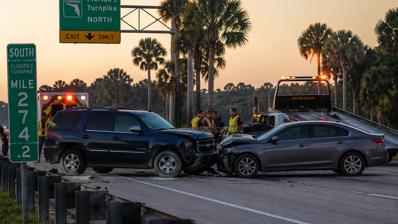 Florida Turnpike crash Winter Garden 2026