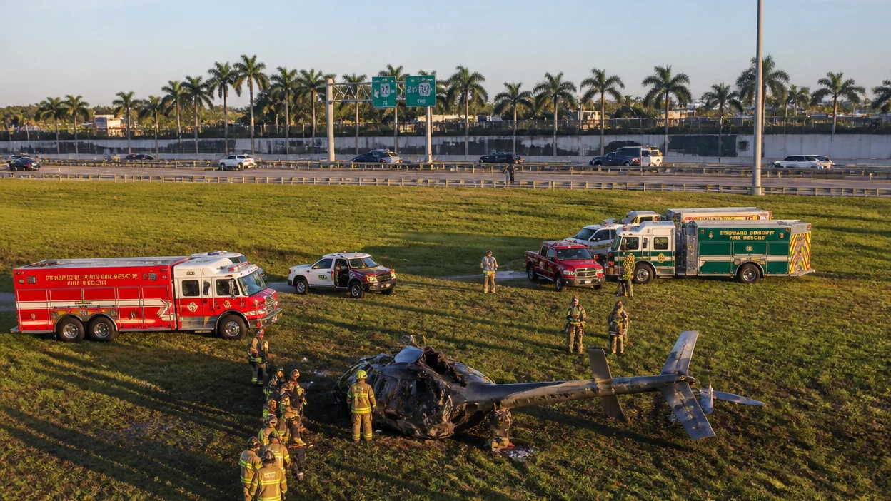 Helicopter crash Pembroke Pines 2026 west of U.S. 27