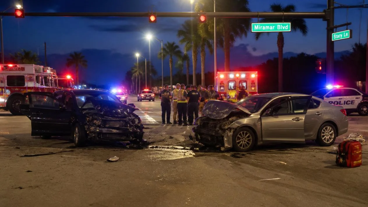 Miramar crash 2026 on Miramar Boulevard