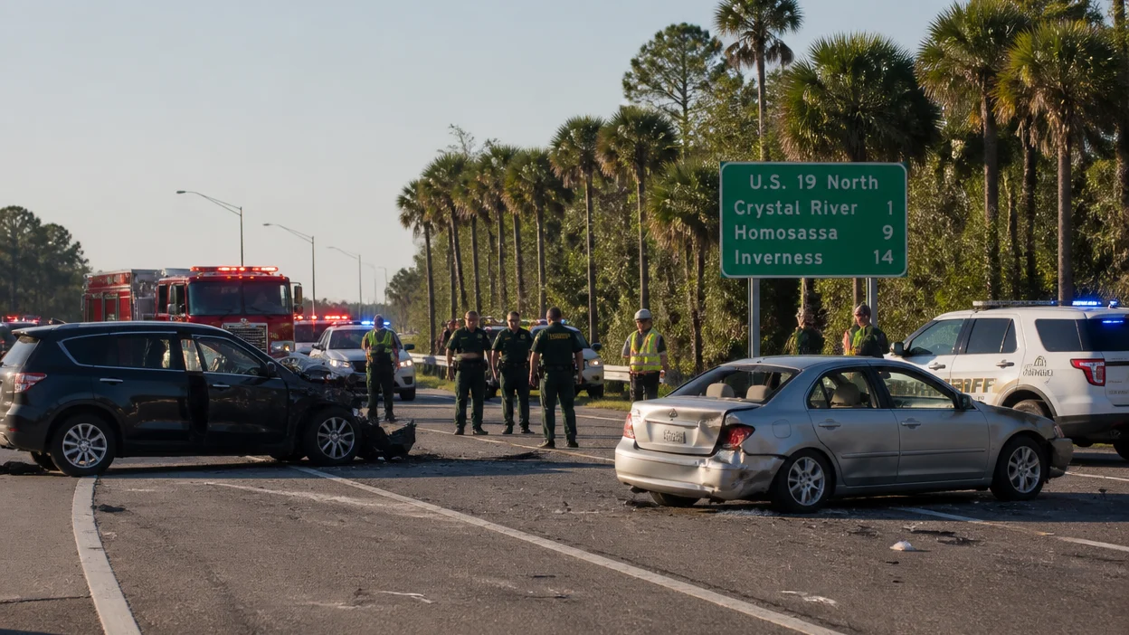 U.S. 19 crash in Crystal River 2026, Citrus County