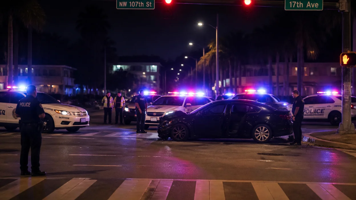 NW Miami-Dade crash 2026 involving police pursuit