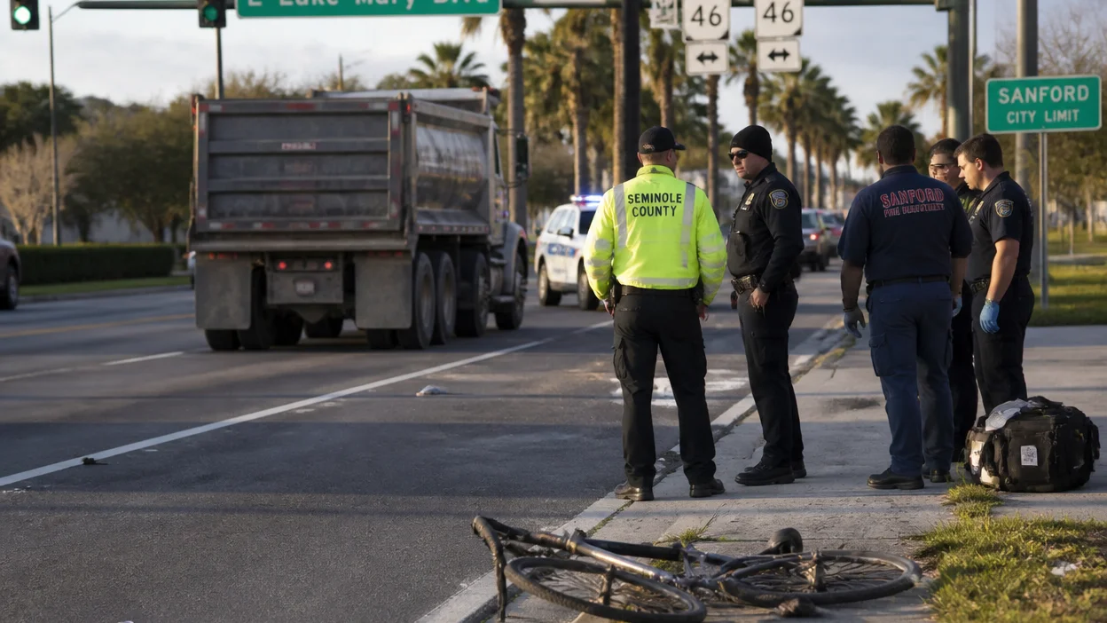 Sanford hit-and-run crash 2026 at W. Airport Blvd and MLK Jr. Blvd
