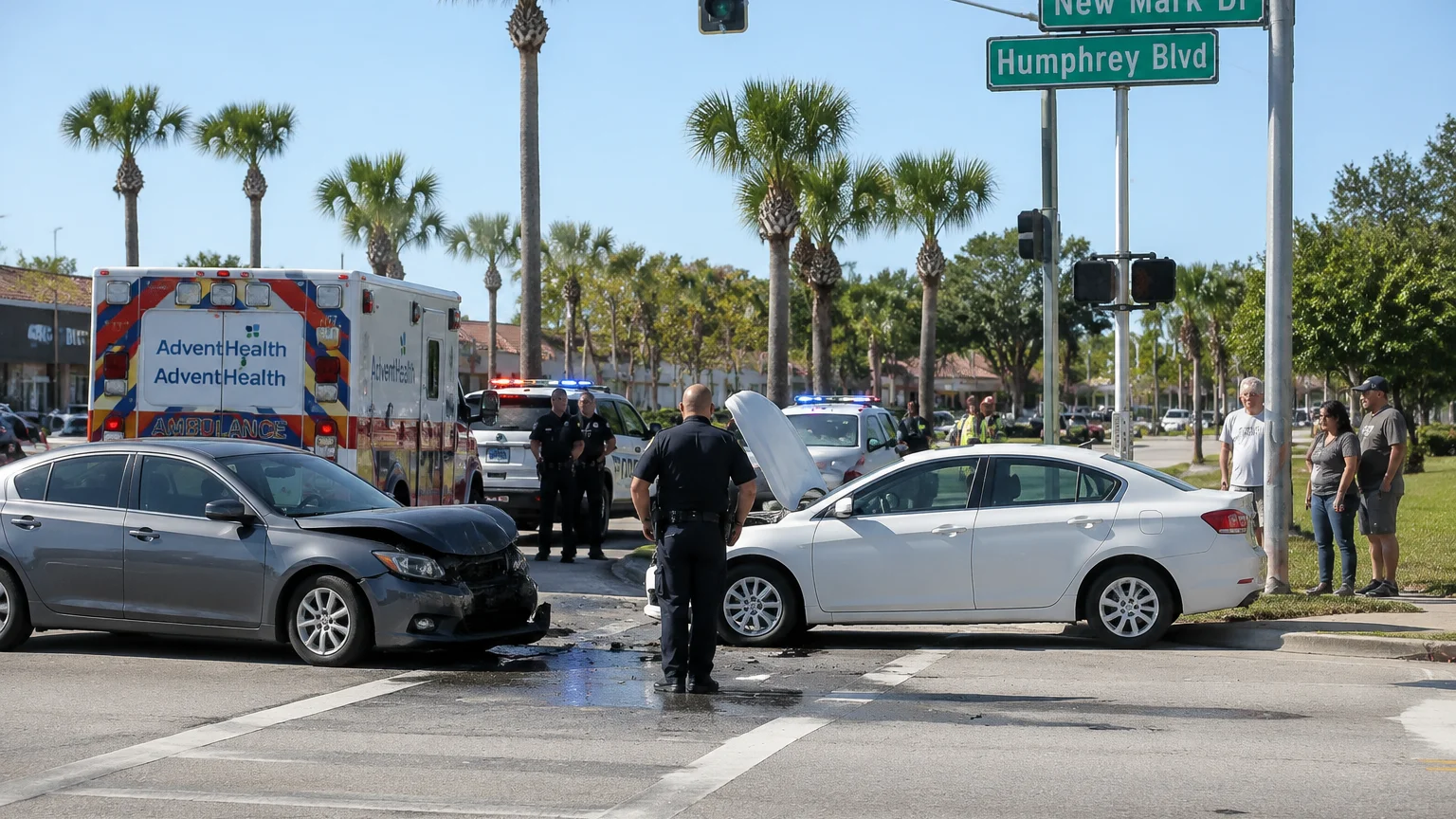 Repeated crashes at Deltona intersection on New Mark Drive 2026