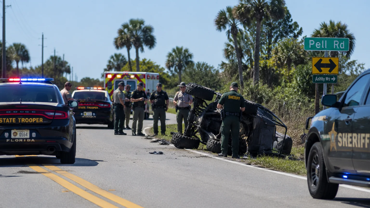 ATV crash scene in Osteen Florida, September 2026