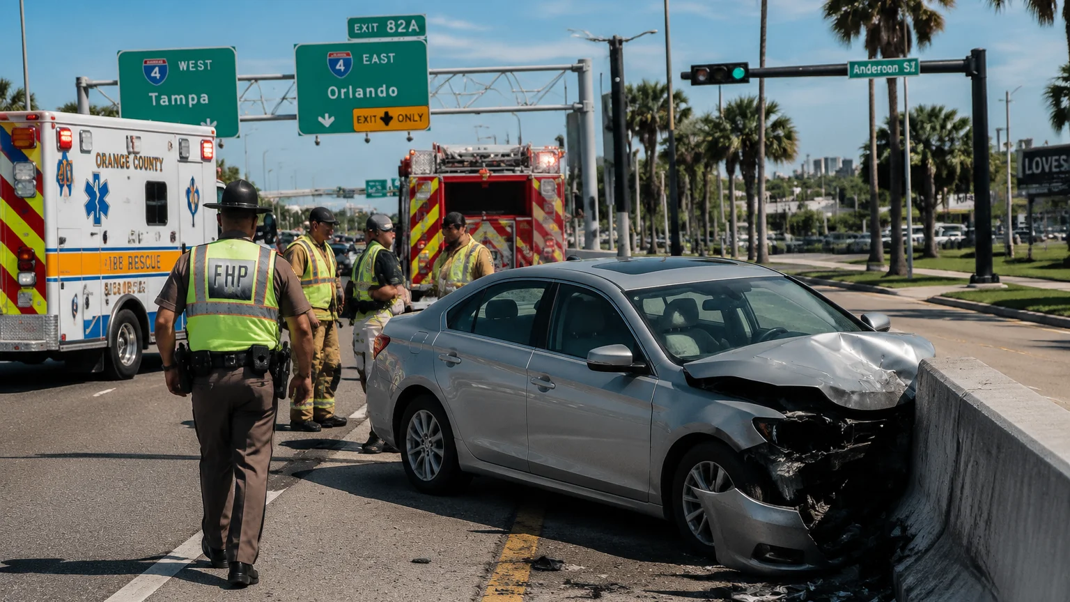 Fatal Florida teen crash 2026 Orlando scene