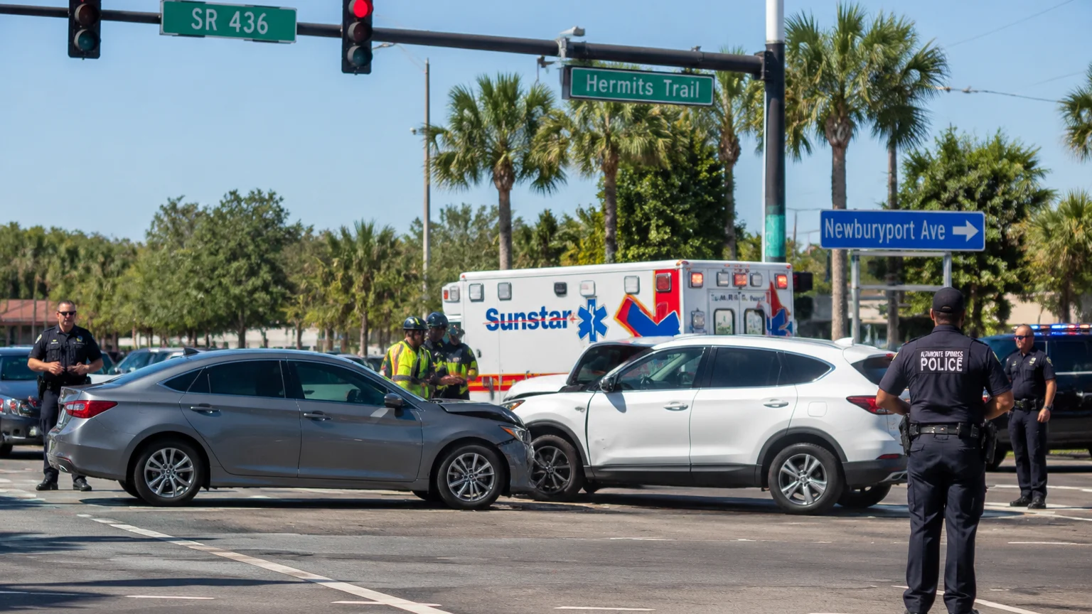 Altamonte Springs crash 2026 scene on SR 436