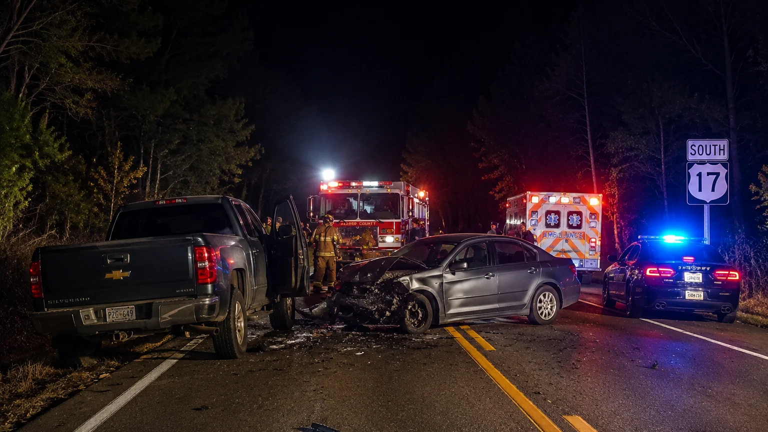 Fatal U.S. 17 crash Jasper County 2026