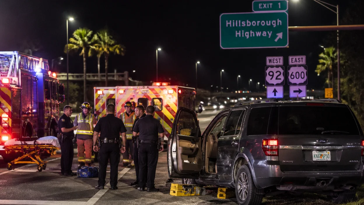 Hillsborough pedestrian accident scene August 2026