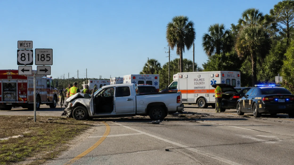 Holmes County fatal crash 2026 on SR 81
