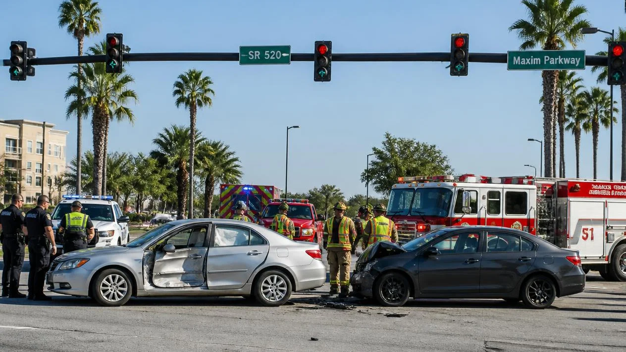 Fatal SR 520 crash Orlando 2026 scene