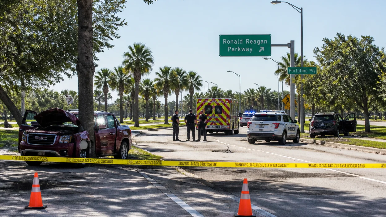 Fatal Ronald Reagan Parkway crash 2026 in Davenport Florida