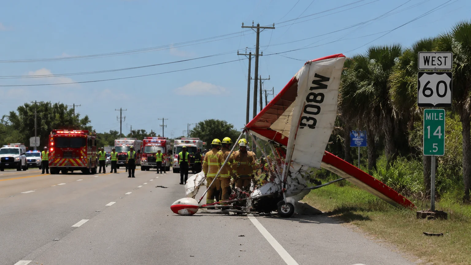Ultralight plane crash Mulberry SR 60 2026