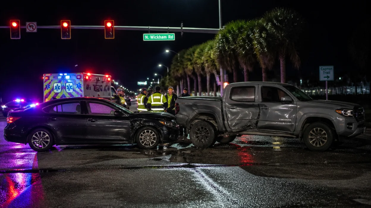 Fatal crash Brevard County 2026 on N. Wickham Road