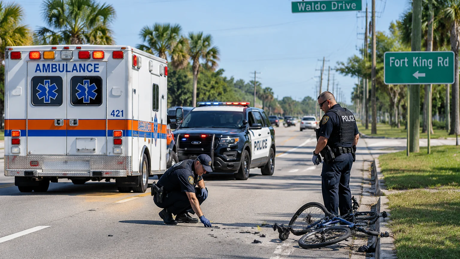 Zephyrhills hit-and-run crash 2026 location Fort King Road